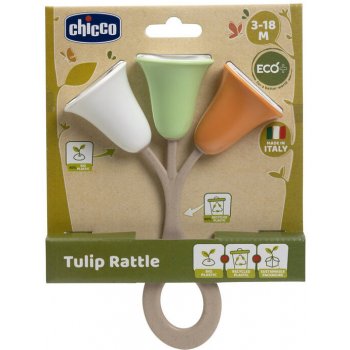 CHICCO Chrastítko Tulipán Eco+