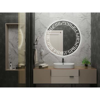 Artalo Kulaté LED zrcadlo C6 80 x 80 cm – Zboží Dáma