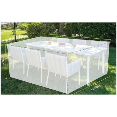 Ochranný obal na zahradní nábytek 210 x 210 x 90 cm KINZO ED-216784 – Zboží Mobilmania