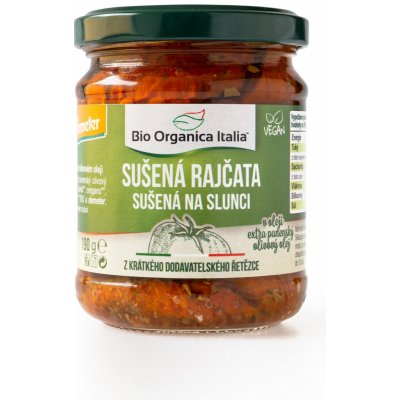 ORGANICA ITALIA Rajčata sušená v olivovém oleji 190 g – Zboží Dáma