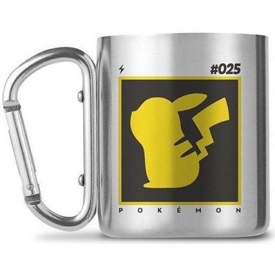 GB eye Hrnek Plecháček Pokémon Pikachu 25 kovový s karabinou 240 ml – Zbozi.Blesk.cz