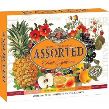 Basilur Fruit Infusions Assorted 60 sáčků