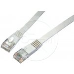 Solarix C6-111GY-0,5MB Patch plochý CAT6 UTP LSOH, 0,5m, šedý – Zboží Živě