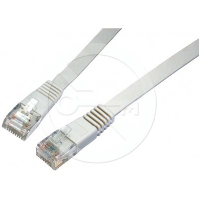 Solarix C6-111GY-0,5MB Patch plochý CAT6 UTP LSOH, 0,5m, šedý – Zboží Živě