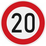 Dopravní značka B20a(20) Nejvyšší dovolená rychlost (20 km/h) – Hledejceny.cz