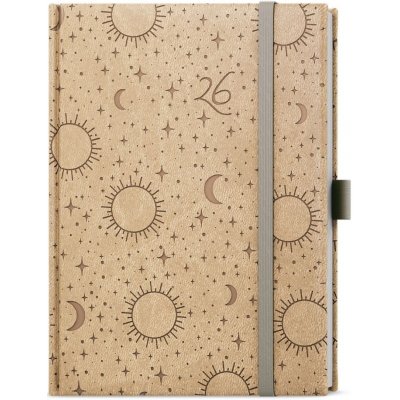 Prokop Vivella extra B6 Týdenní 2026 béžová Hvězdy – Hledejceny.cz