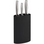 Blok na nože oválný černý - Relaxdays – Zboží Mobilmania