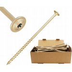 Tesařské vruty 8x160 mm TORX na dřevo talířové 50 ks Azmet WCT-08160 – Hledejceny.cz