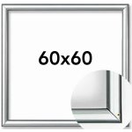 Fotorámeček BF Rozměr: 30 x 30 cm, Barva: Stříbrná, Typ zasklení: Plexi – Zboží Mobilmania