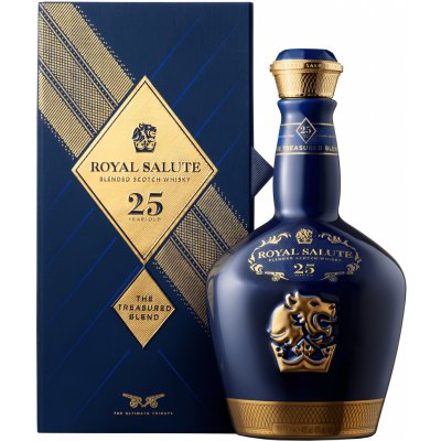Royal Salute 25y The Treasured Blend 40% 0,7 l (kazeta) – Hledejceny.cz