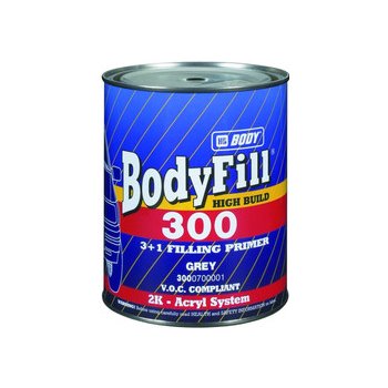 HB BODY 300 FILL ,3+1 základový plnič 1l bílý