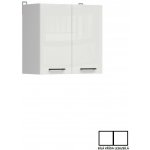 Junona Line Tafla skříňka G2D/60/57, bílá/bílá křída lesk – Zboží Dáma