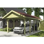 SKAN HOLZ Přístřešek na auto Wallgau 380 x 750 cm impregnovaný – Zbozi.Blesk.cz