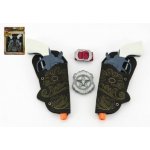 Teddies pistole kovbojská plast 16 cm 2 ks s doplňky v krabici – Hledejceny.cz