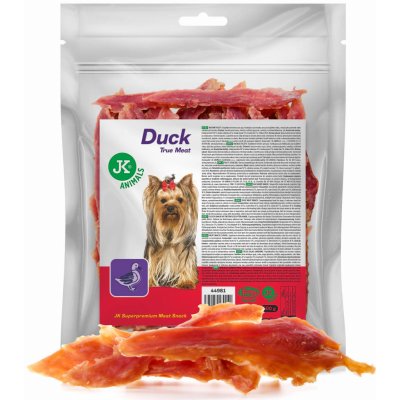 JK ANIMALS Meat Snack 100 % Duck, 100% sušené kachní maso, masový pamlsek, 500 g – Zboží Mobilmania