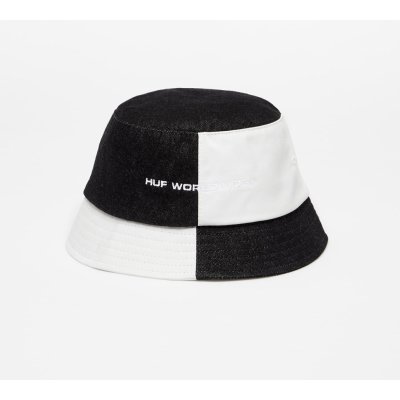 HUF Block Out Bucket Hat Black/White – Zboží Mobilmania