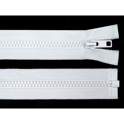 Kostěný zip No 5 délka 60 cm bundový, malé, 101 bílá – Zboží Mobilmania