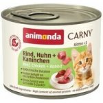 Carny Kitten hovězí kuřecí a králičí 200 g – Zbozi.Blesk.cz