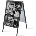 Jansen Display Reklamní áčko 700x1000mm, ostrý roh, profil 32mm 925 x 1380 mm – Zboží Živě