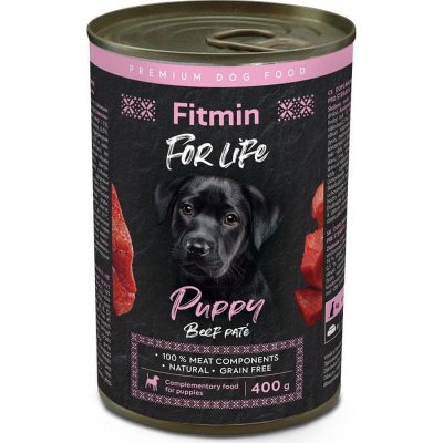 Fitmin For Life Hovězí pro štěňata 6 x 400 g – Zbozi.Blesk.cz