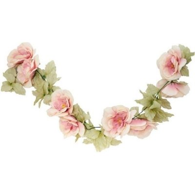 CHAKS GIRLANDA z textilních růží 220 cm – Zboží Dáma