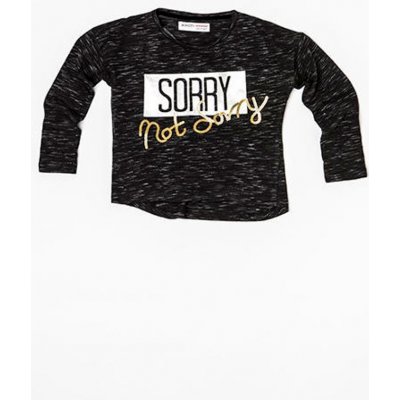 Minoti Street tričko dívčí s dlouhým rukávem 5 černá – Zboží Dáma