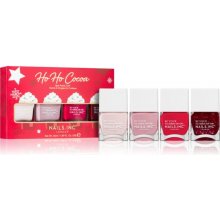 Nails Inc. Ho Ho Cocoa Feeling Merry 14 ml + Oh Hey Holidays 14 ml + Festive Feels 14 ml + Show Your Sparkle 14 ml