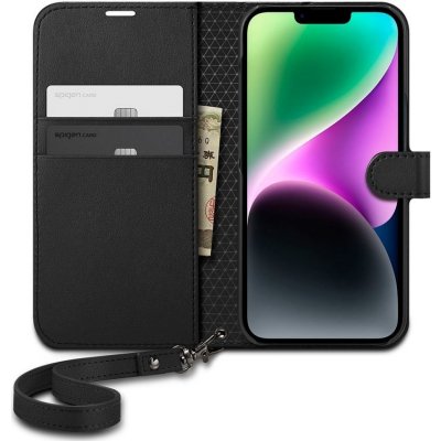 Pouzdro SPIGEN Wallet S kniha IPHONE 14 černé – Zbozi.Blesk.cz