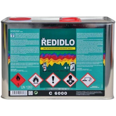 BARVY A LAKY HOSTIVAŘ ředidlo C6000, 4 l – HobbyKompas.cz