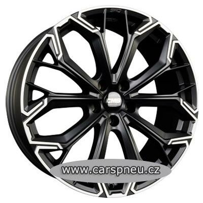 CMS C37 8x19 5x120 ET58 matt black polished – Hledejceny.cz