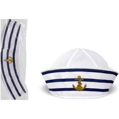 Teddies Čepice námořnická látka průměr 27cm v sáčku – Zboží Dáma