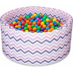 Aga suchý bazén 90 x 40 cm s míčky ZigZag barevný – Sleviste.cz