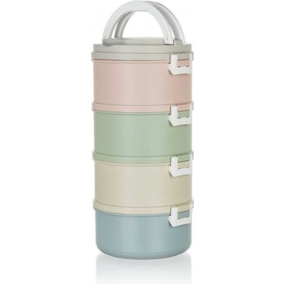 BANQUET AVANZA 2,8 l Jídlonosič plastový 4 díly mix barev – Zboží Dáma