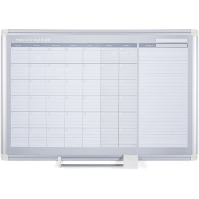 Bi-Office Měsíční plánovací tabule na zeď LUX, magnetická, dny, 900 x 600 mm – Zboží Živě