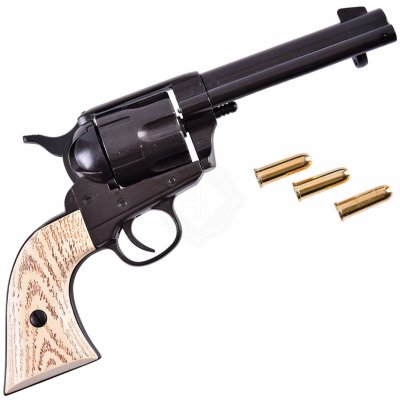 Outfit4Events Krátký revolver Colt .45 USA 1873 černý a slonová kost nefunkční replika – Zboží Mobilmania