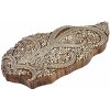 Razítko pro děti Sanu Babu Vvyřezávané razítko Paisley palisandr 26x12cm