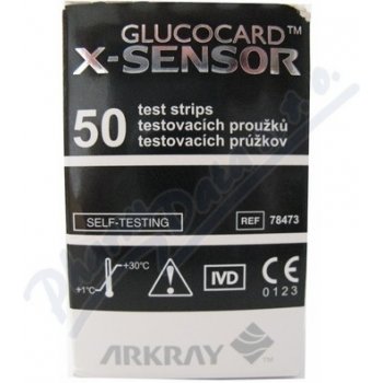 Glucocard X-Meter Sensors 50 ks