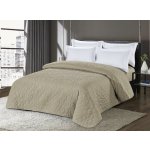 Textilomanie Béžový přehoz na postel STONE 200 x 220 cm – Sleviste.cz
