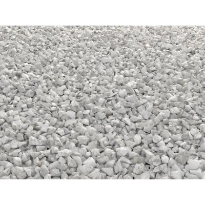 Mramorové oblázky Carrara 20 - 40 mm, 15 kg/pytel bílé