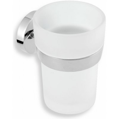 Držák kartáčků a pasty sklo Novatorre 11 chrom 0106,0 – Zboží Dáma