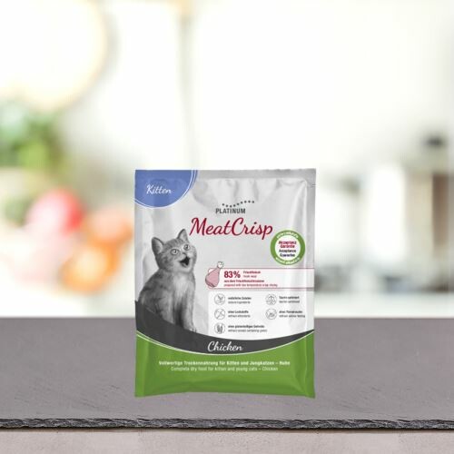 Platinum MeatCrisp Kitten Chicken Kuře pro koťata VZOREK 50 g