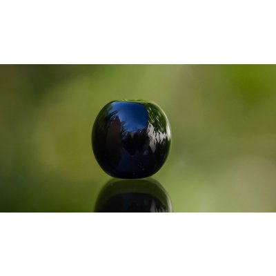 Redbass Kulatý skleněný korálek 6 mm Černá, 5 ks – Zbozi.Blesk.cz