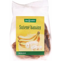 BioNebio Bio sušené banánové plátky 100 g