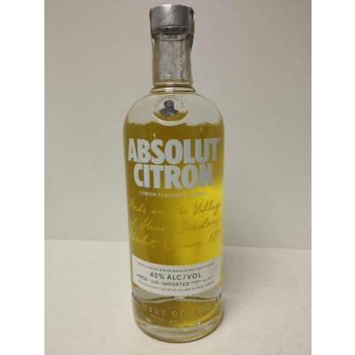Absolut Citron 40% 1 l (holá láhev ) – Hledejceny.cz