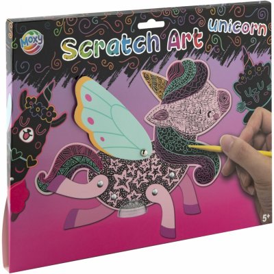 Grafix Škrabací obrázky unicorn a lama – Zboží Dáma
