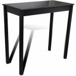 Černý barový stůl a 2 barové židle, 160727 HangarStore.cz – Zboží Dáma