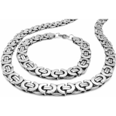 Steel Jewelry souprava PÁNSKÁ MASIVNÍ Chirurgická ocel SET231165 – Zboží Mobilmania
