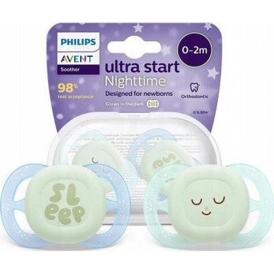 Philips Avent dudlík Ultra Start night SCF075/08 – Sleviste.cz