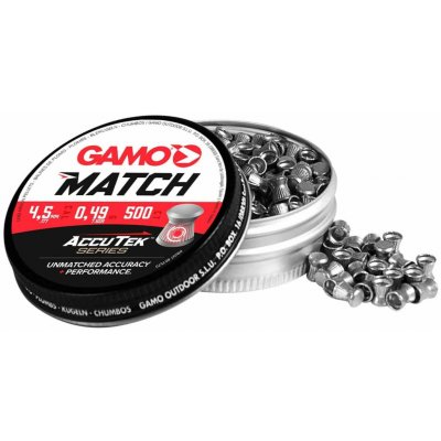 Diabolky GAMO AccuTek Match 0,49 g 4,5 mm 500 ks – Zbozi.Blesk.cz