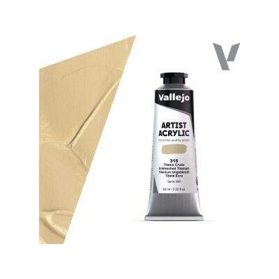 Vallejo Artist akrylová barva 60 ml 315 umbleached titanium – Hledejceny.cz
